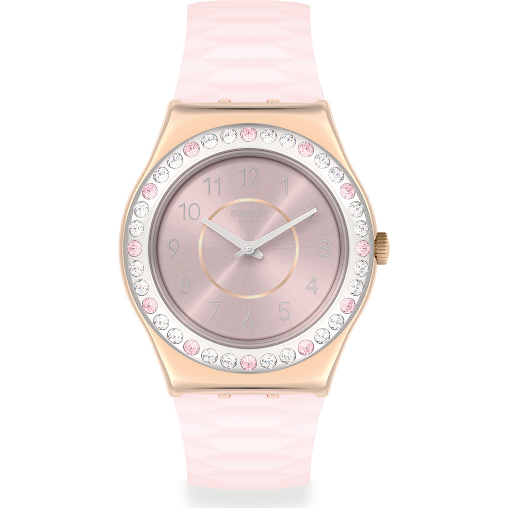Montre Swatch Irony YLG147 Golden Rosaline • EAN: 7610522834538 • Montre.be