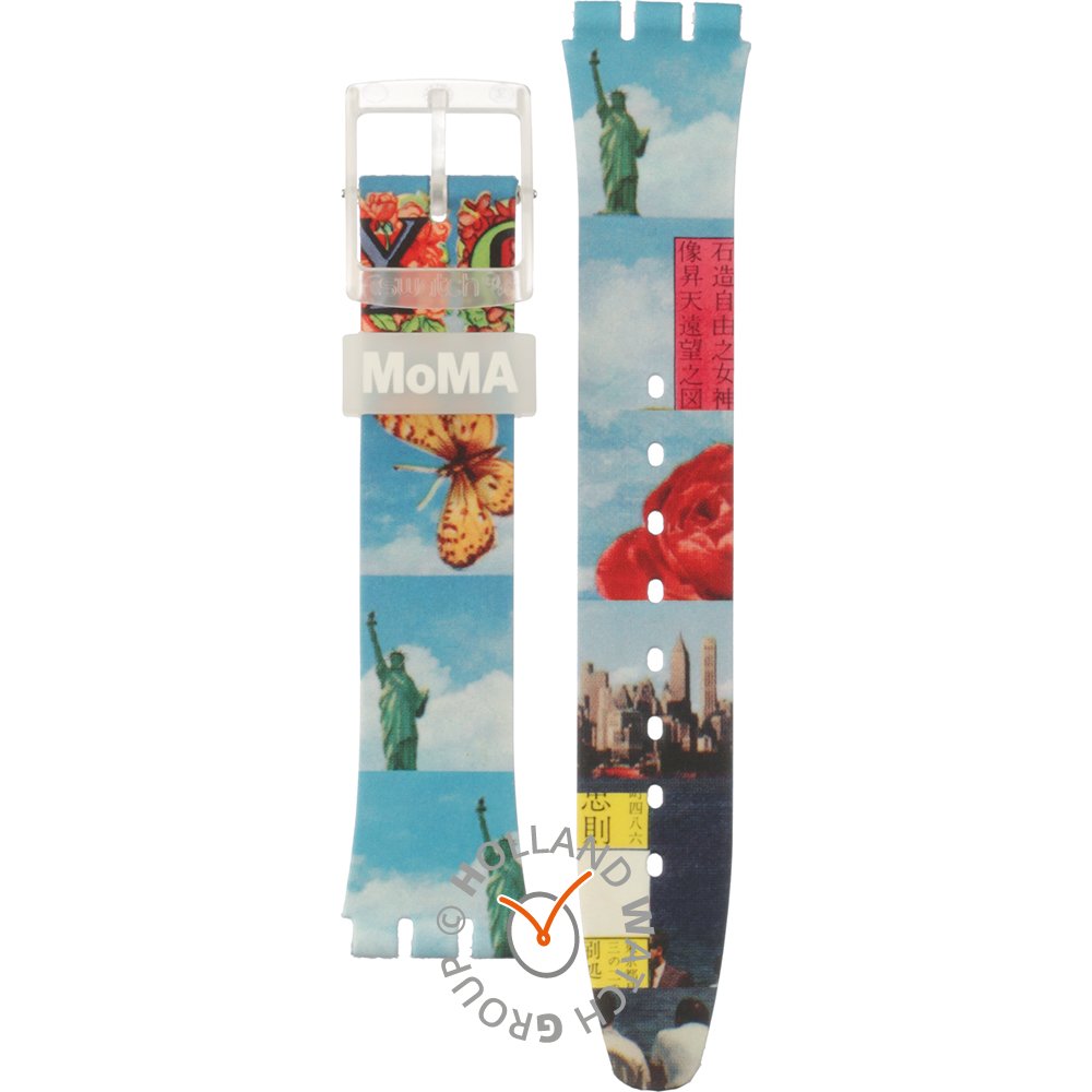 Bracelet Swatch AGZ351 New York by Tanadori Yokoo • Revendeur officiel •  Montre.be