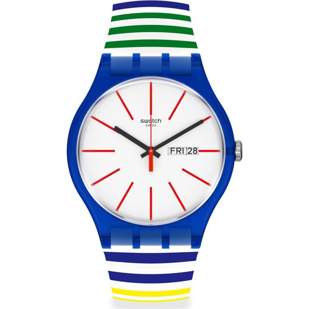 Montre Swatch NewGent SUON715 Home Stripe Home