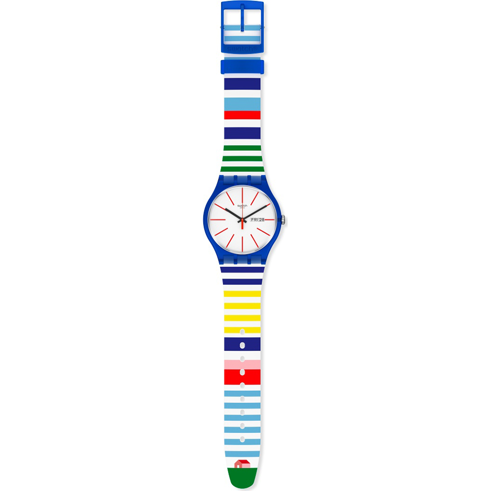 Montre Swatch Les Originales SUON715 Home Stripe Home • EAN: 7610522837119  • Montre.be