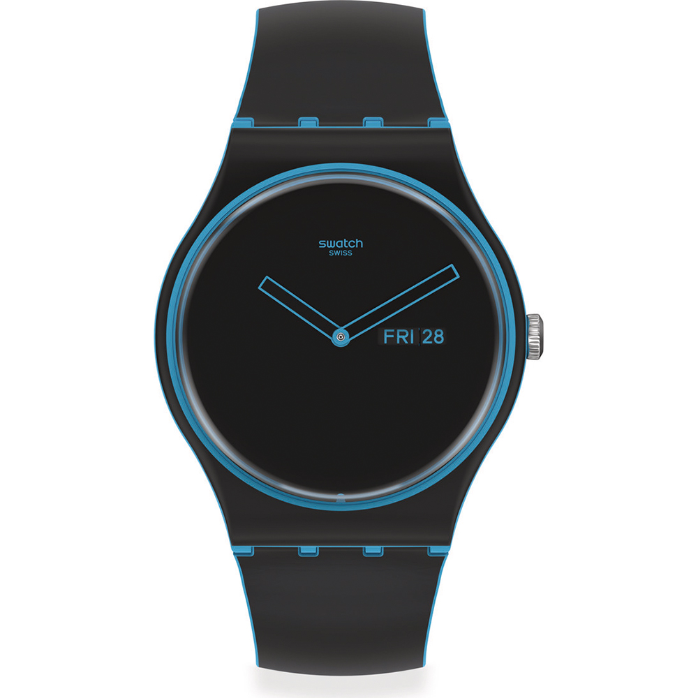 Montre Swatch NewGent SO29S701 Minimal Line Blue