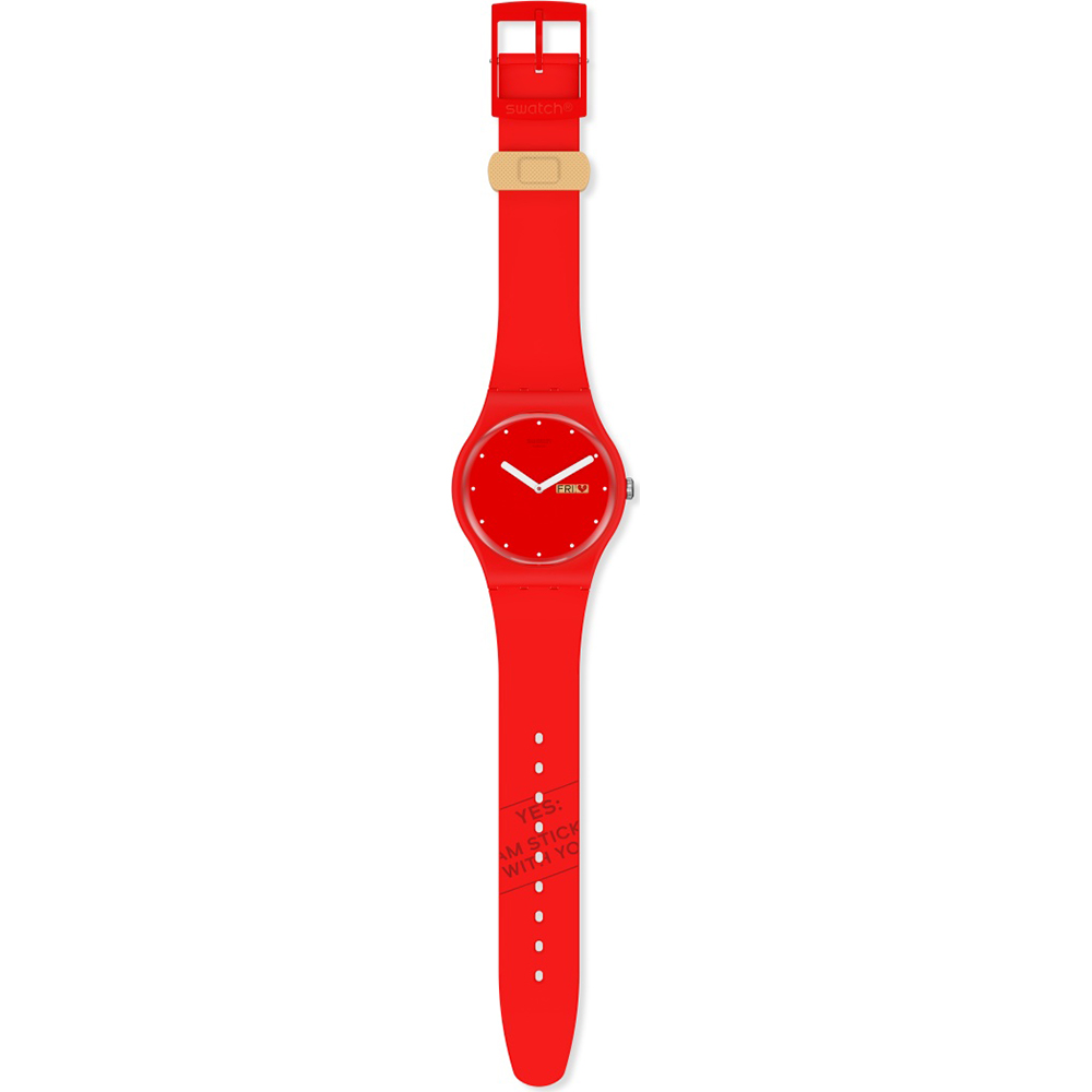 Montre Swatch Specials and Limited Editions SUOZ718 P(e/a)nse-Moi • EAN:  7610522833173 • Montre.be