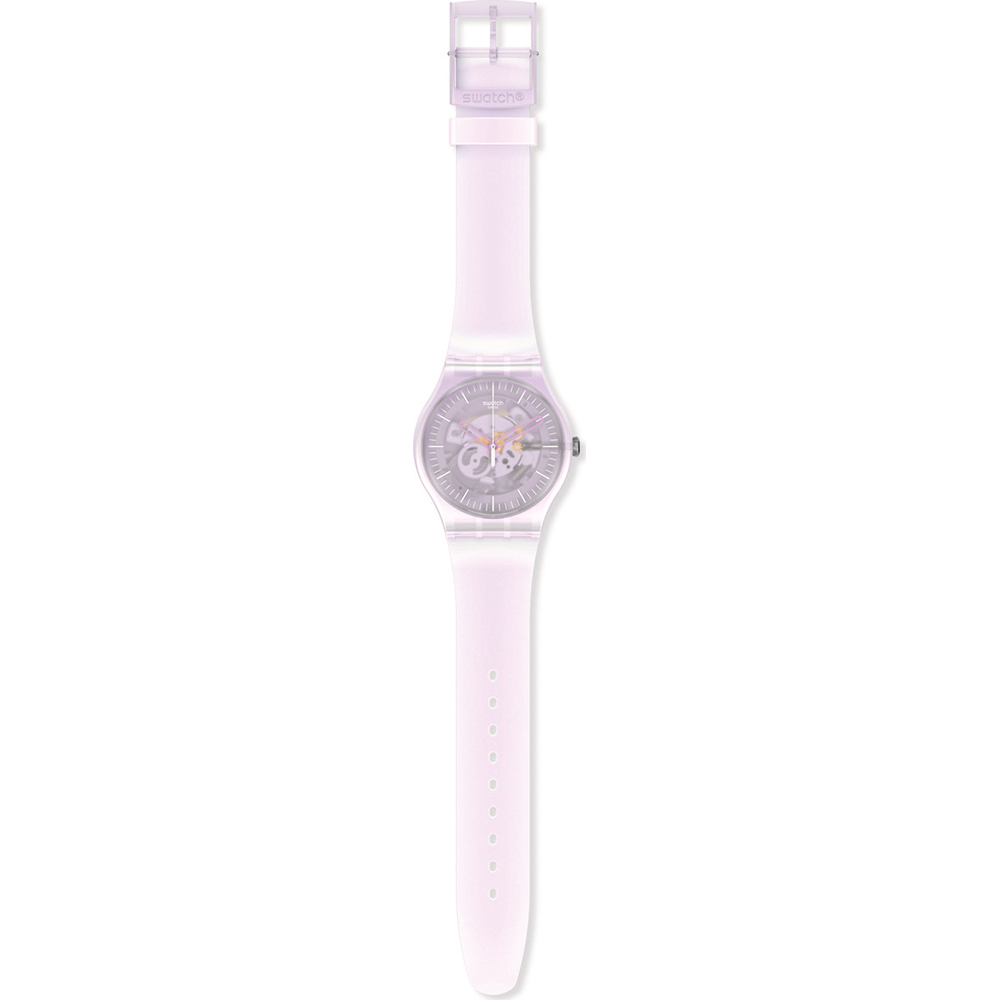 Montre Swatch Les Originales SUOK155 Pink Mist • EAN: 7610522837737 •  Montre.be