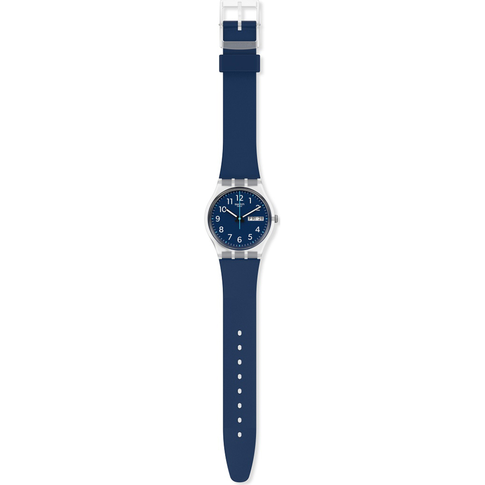 Montre Swatch Les Originales GE725 Rinse Repeat Navy • EAN: 7610522837072 •  Montre.be