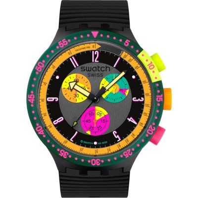 Montre Swatch Big Bold SB02B104 Neon Seppia