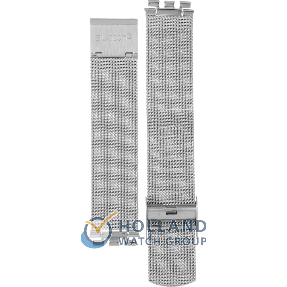 Bracelet Swatch ASFM120M Metal Knit Blue • Revendeur officiel • Montre.be