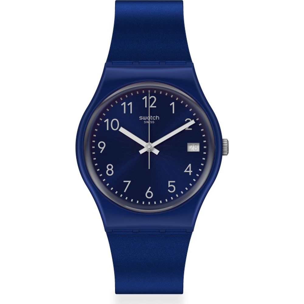 Montre Swatch Standard Gents GN416 Silver In Blue