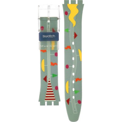 Bracelet Swatch Plastic - Originals Medium (34mm) /Access/Solar/Musicall/Stop - G/SK/SL/SR/SS/SO28 ASLR100 SLR100 Fandango