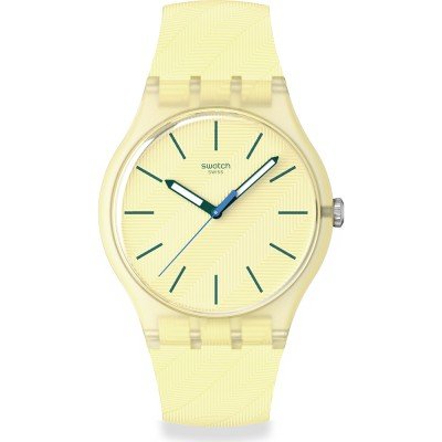 Montre Swatch Originals Large (41mm) SO29J102 Citrus Tilt