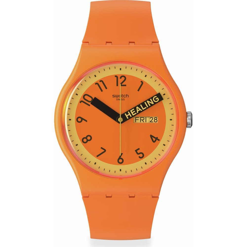 Montre Swatch NewGent SO29O700 Proudly Orange