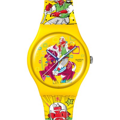Montre Swatch Originals Large (41mm) SO29Z157 Blow Away
