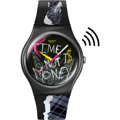 Montre Swatch Originals Large (41mm) SO32B122-5300 Blank Check