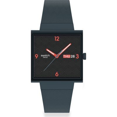Montre Swatch What If - Square SO34M701 Squared Off