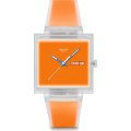 Montre Swatch What If - Square SO38K704 What If... Jelly see thru orange?