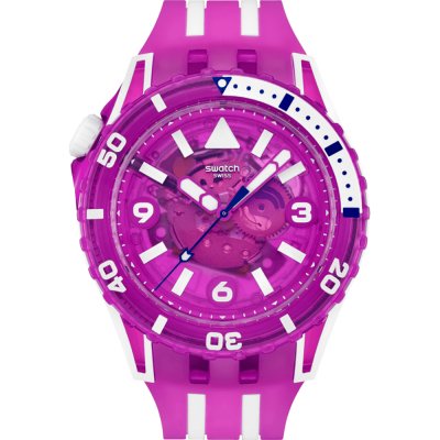 Montre Swatch Scubaqua SSCU09P100 Flower Hat