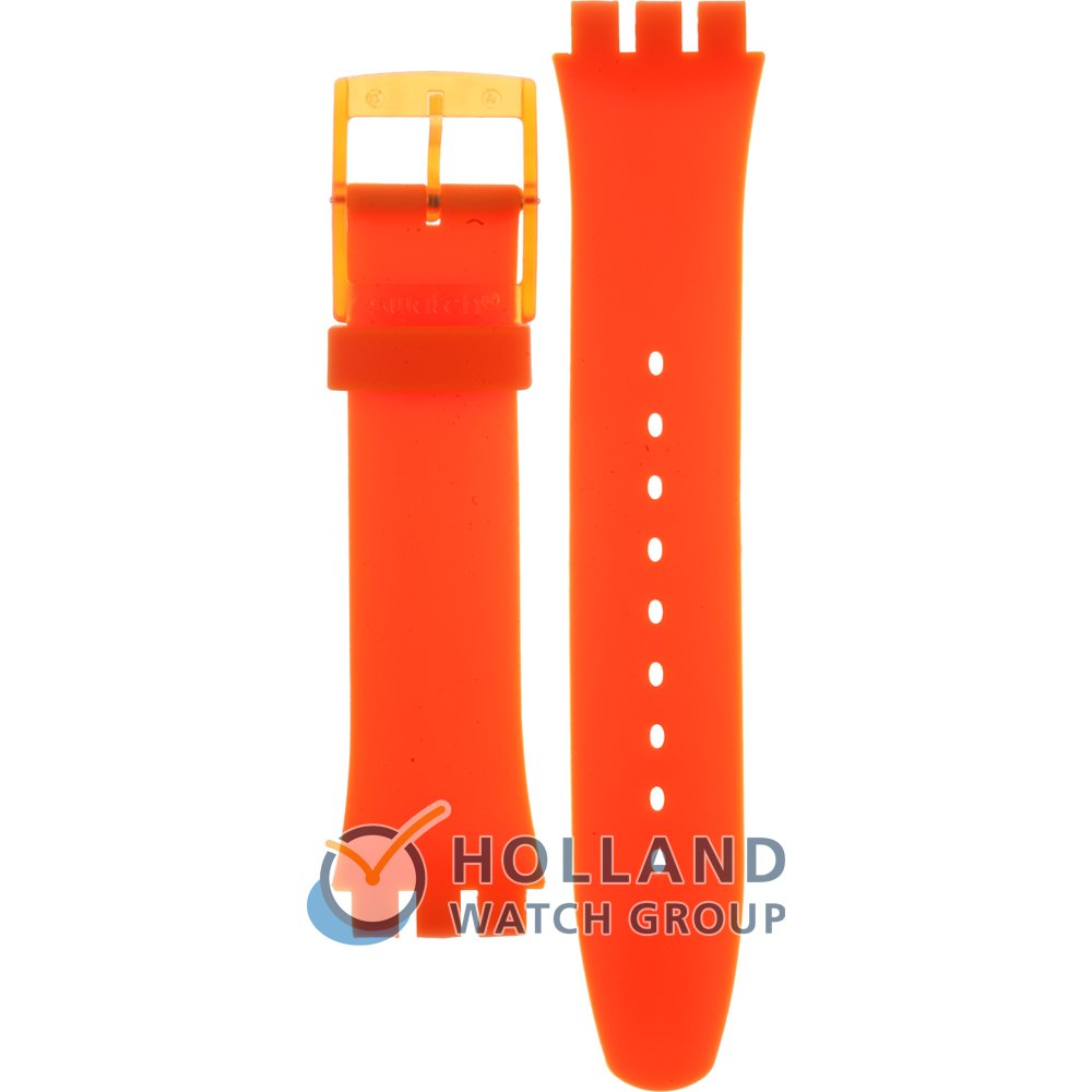 Bracelet Swatch ASUOO700 Orange Rebel • Revendeur officiel • Montre.be