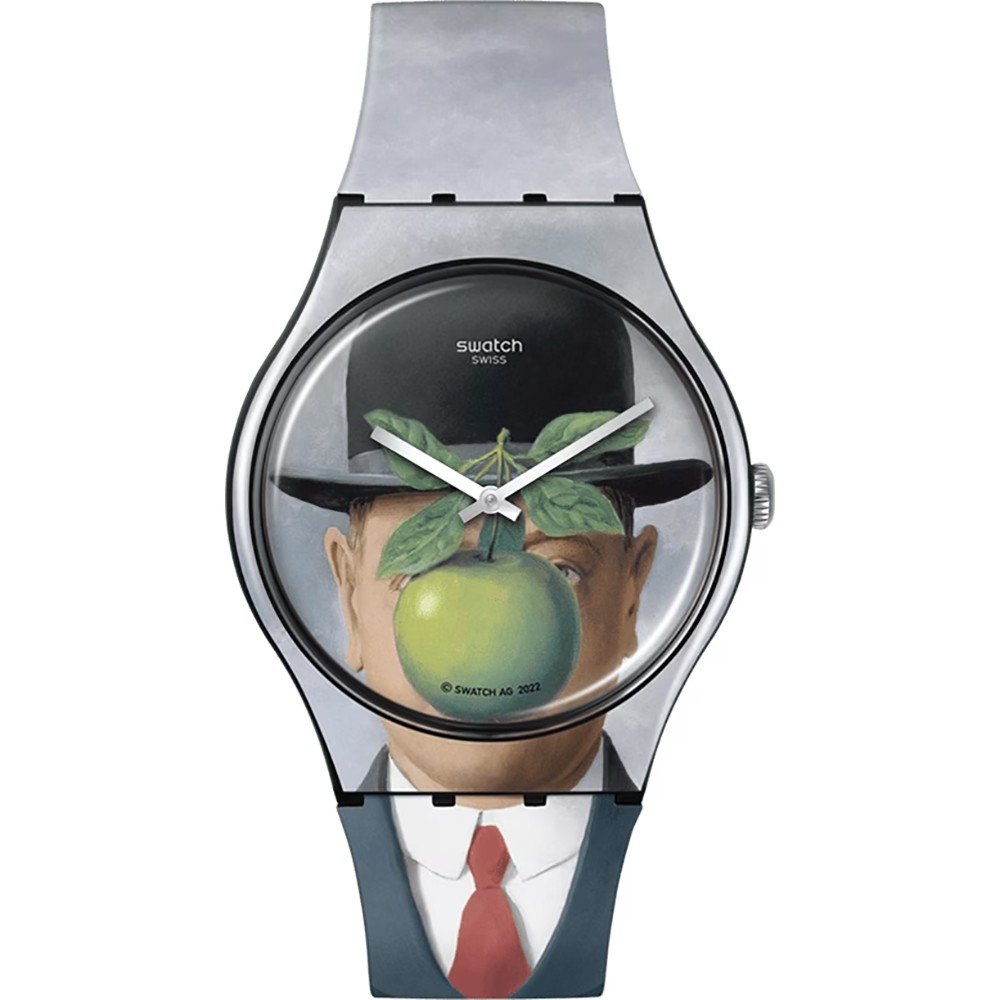 Montre Swatch Specials SUOZ350 Le Fils de L'Homme by Rene Magritte