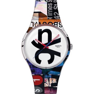 Montre Swatch Originals Large (41mm) SUOZ370 Destination New York - Carsontime