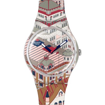 Montre Swatch Originals Large (41mm) SUOZ371 Bund-Astic
