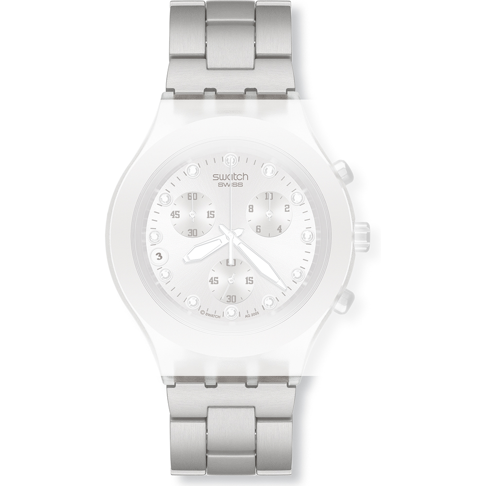 Bracelet Swatch ASVCK4038G Full-Blooded Silver • Revendeur officiel •  Montre.be