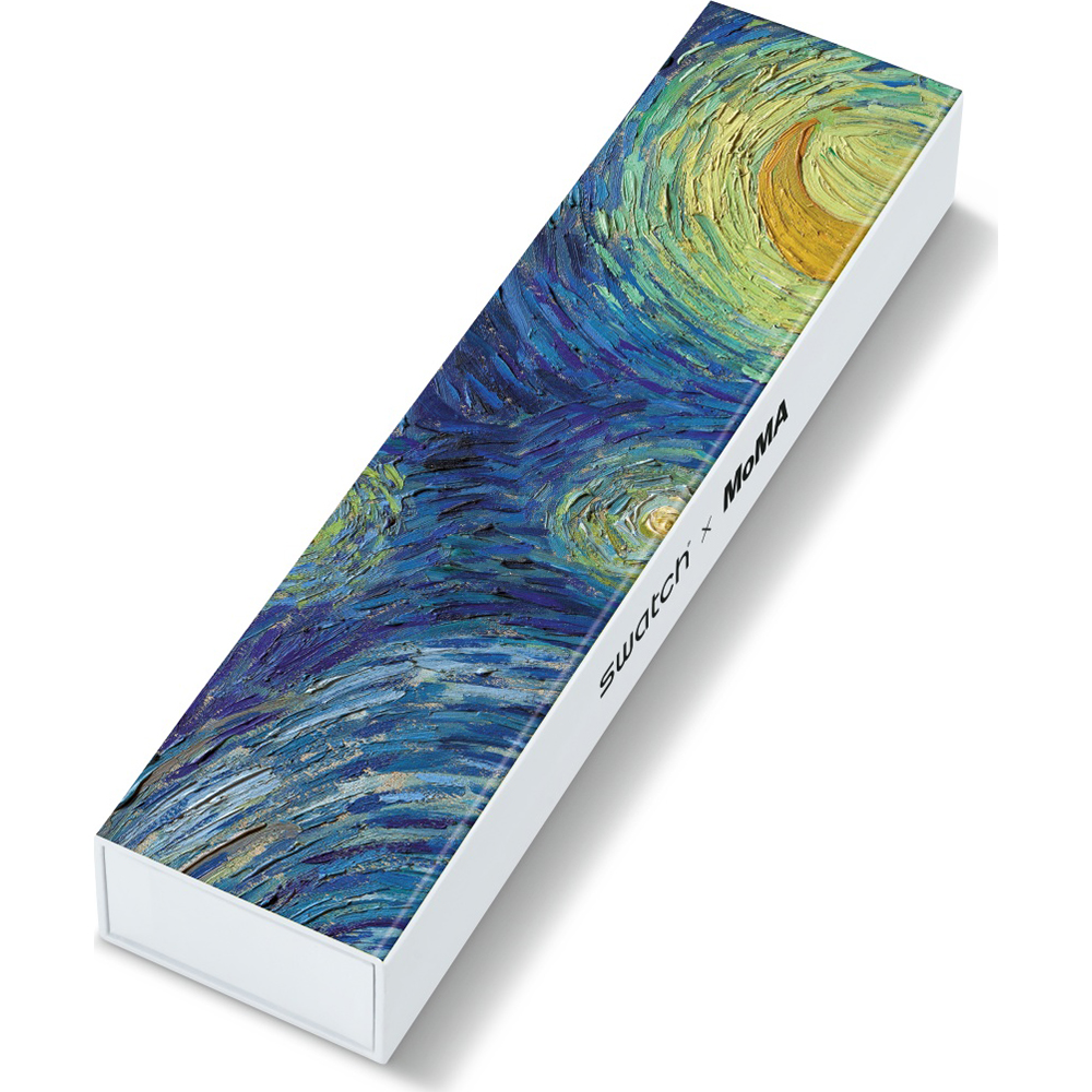 Montre Swatch Specials and Limited Editions SUOZ335 The starry night by  Vincent van Gogh • EAN: 7610522834842 • Montre.be