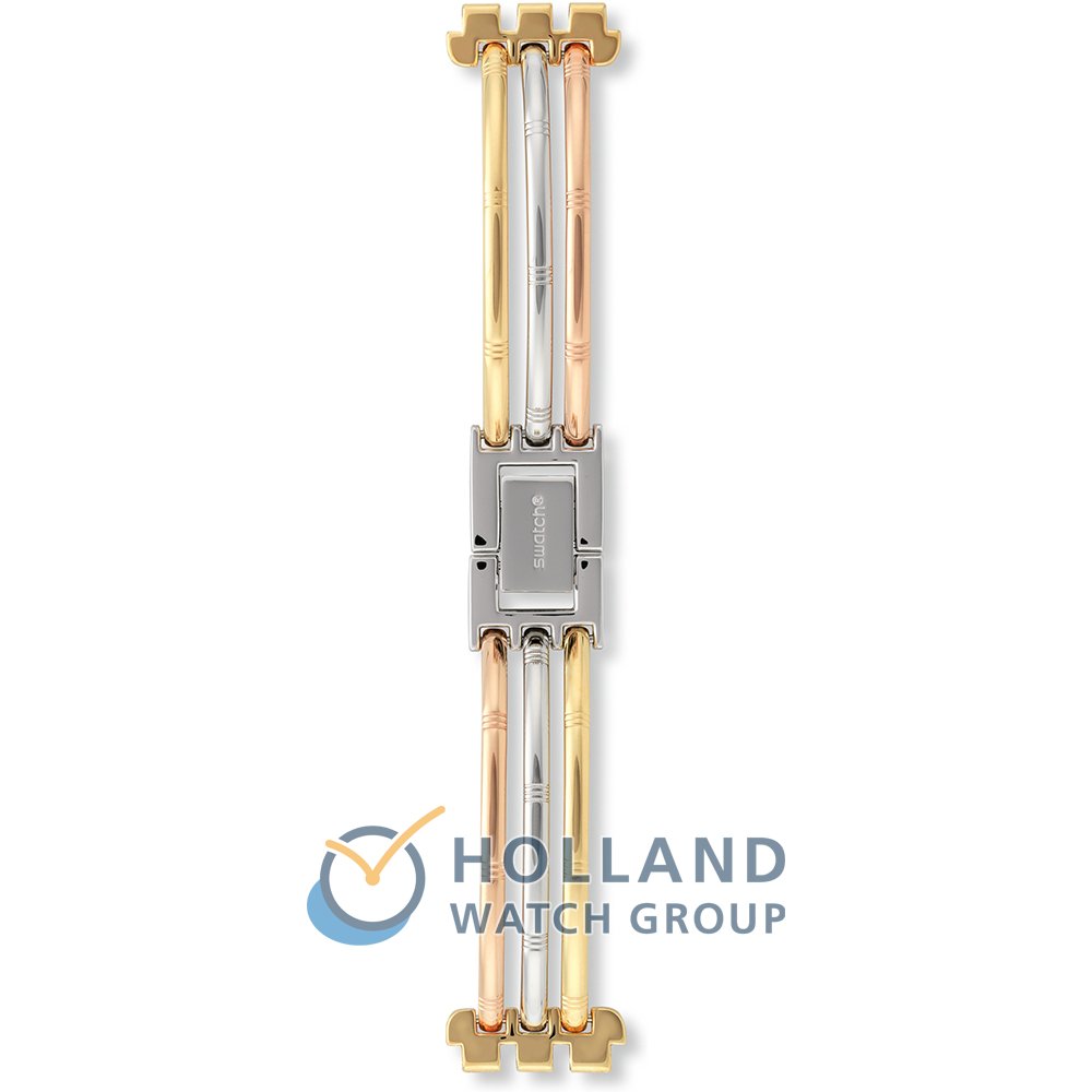 Bracelet Swatch ASFK240B SFK240 Tri-Gold Small • Revendeur officiel • Montre .be