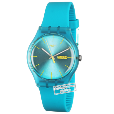 Montre Swatch Les Originales SUOL700 Turquoise Rebel • EAN: 7610522253766 •  Montre.be