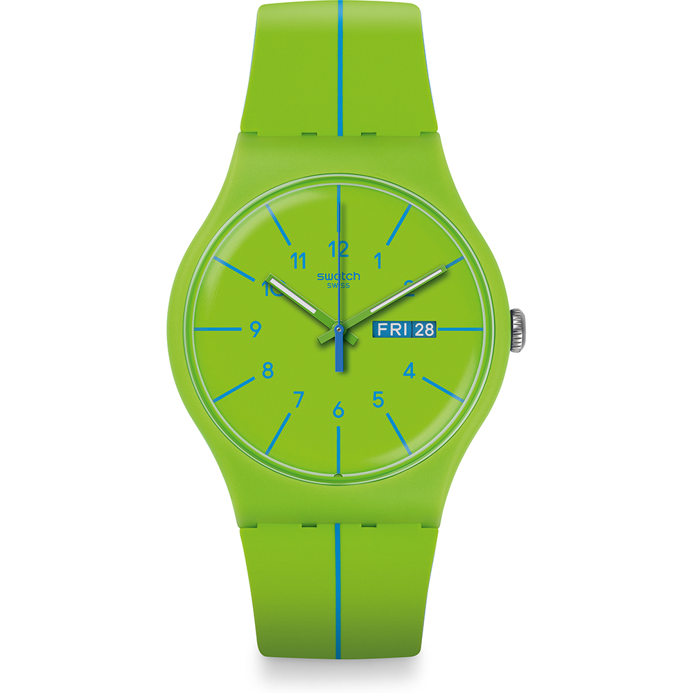 Montre Swatch NewGent SUOG707 Verde Azul
