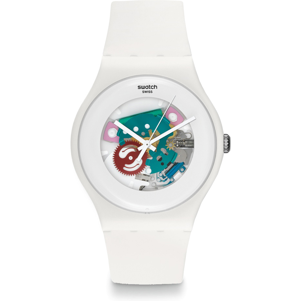 Montre Swatch NewGent SUOW100 White Lacquered