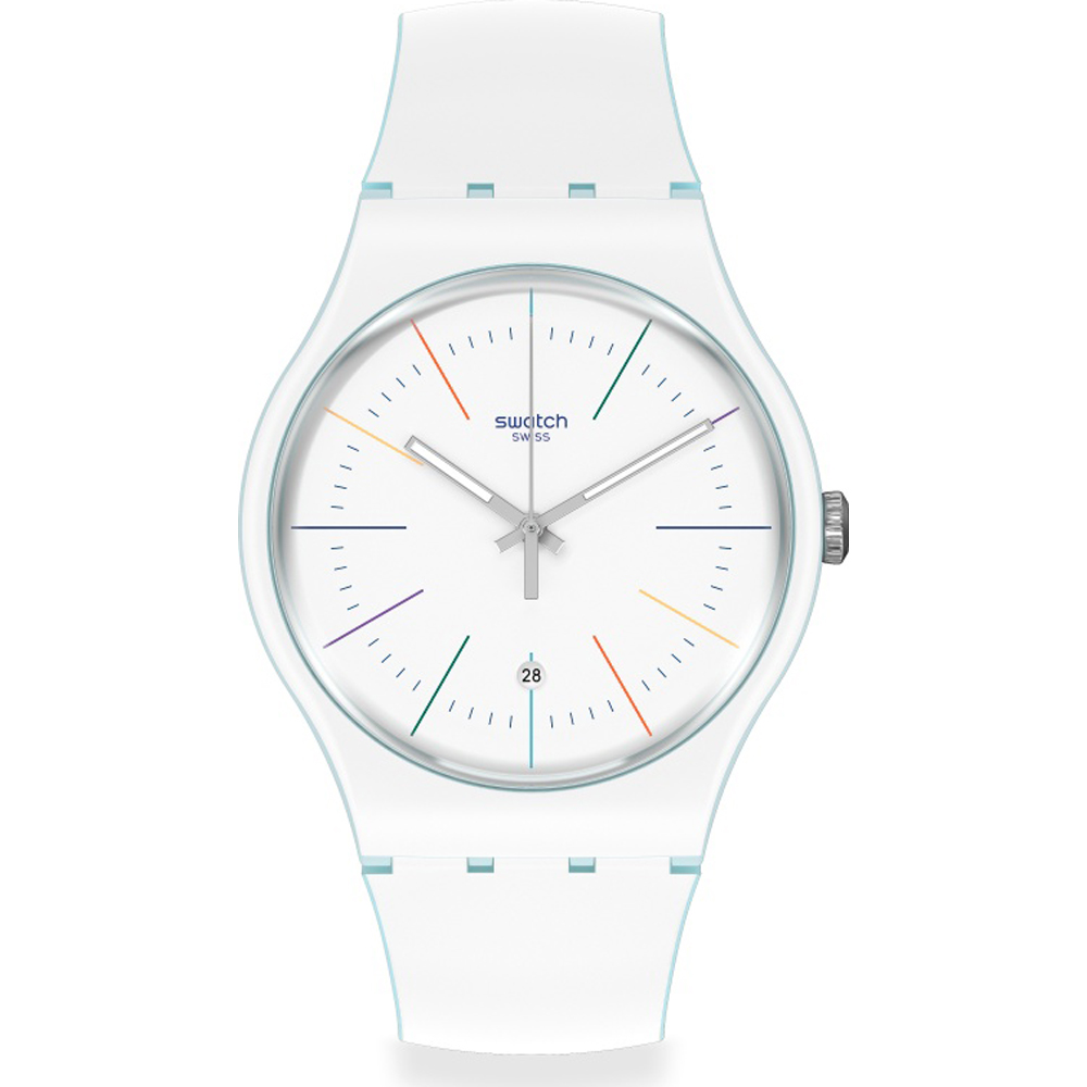 Montre Swatch NewGent SUOS404 White layered