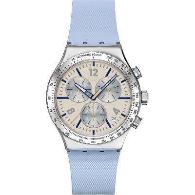 Montre Swatch Irony - Chrono New YVS536 Blueshift glow