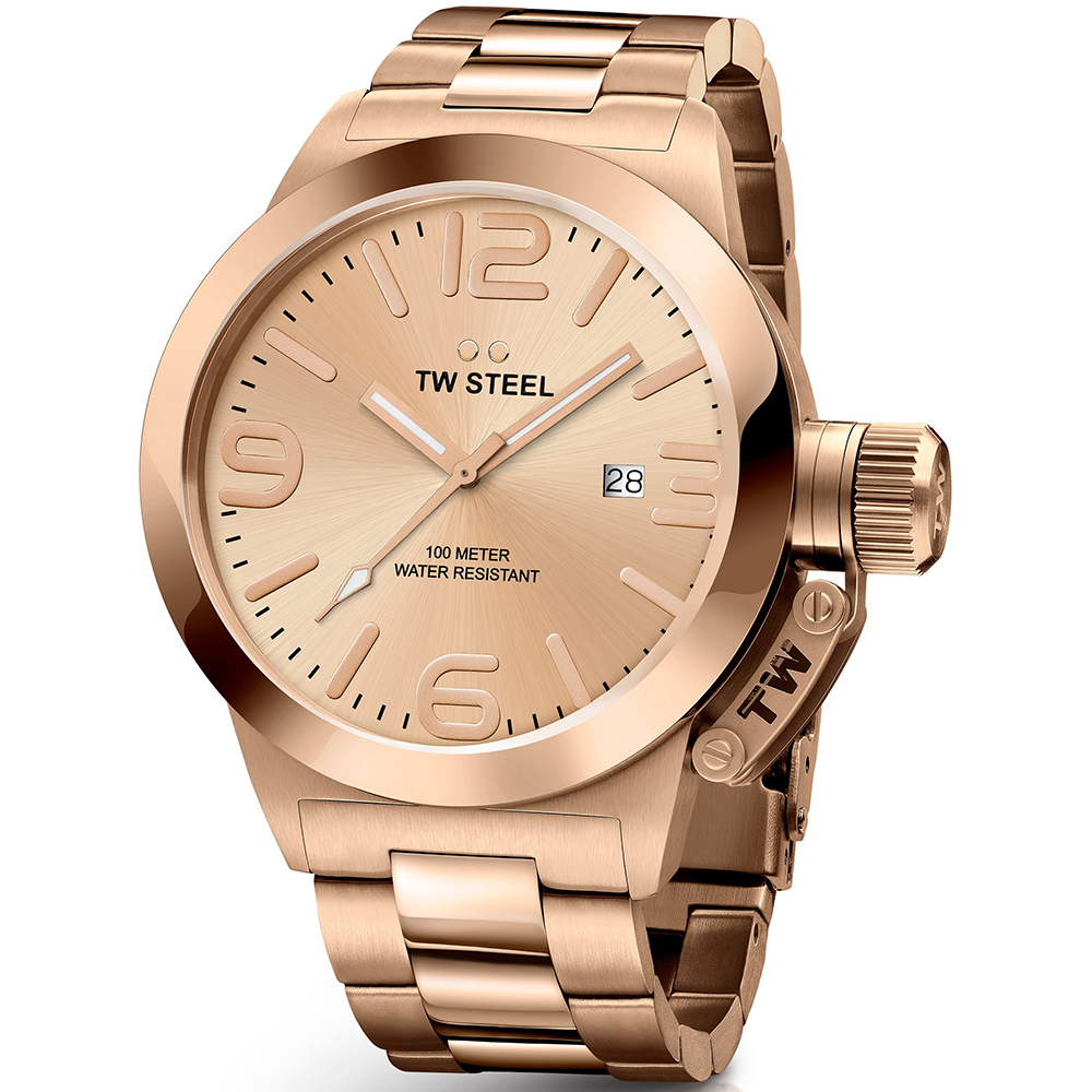 TW Steel Watch Time 3 hands Canteen bracelet CB231