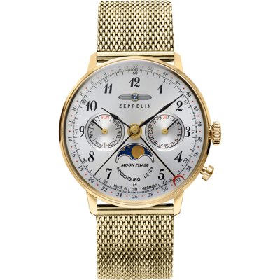 Montre Zeppelin LZ 129 Hindenburg 7039M-1 LZ 129 Hindenburg Mondphase